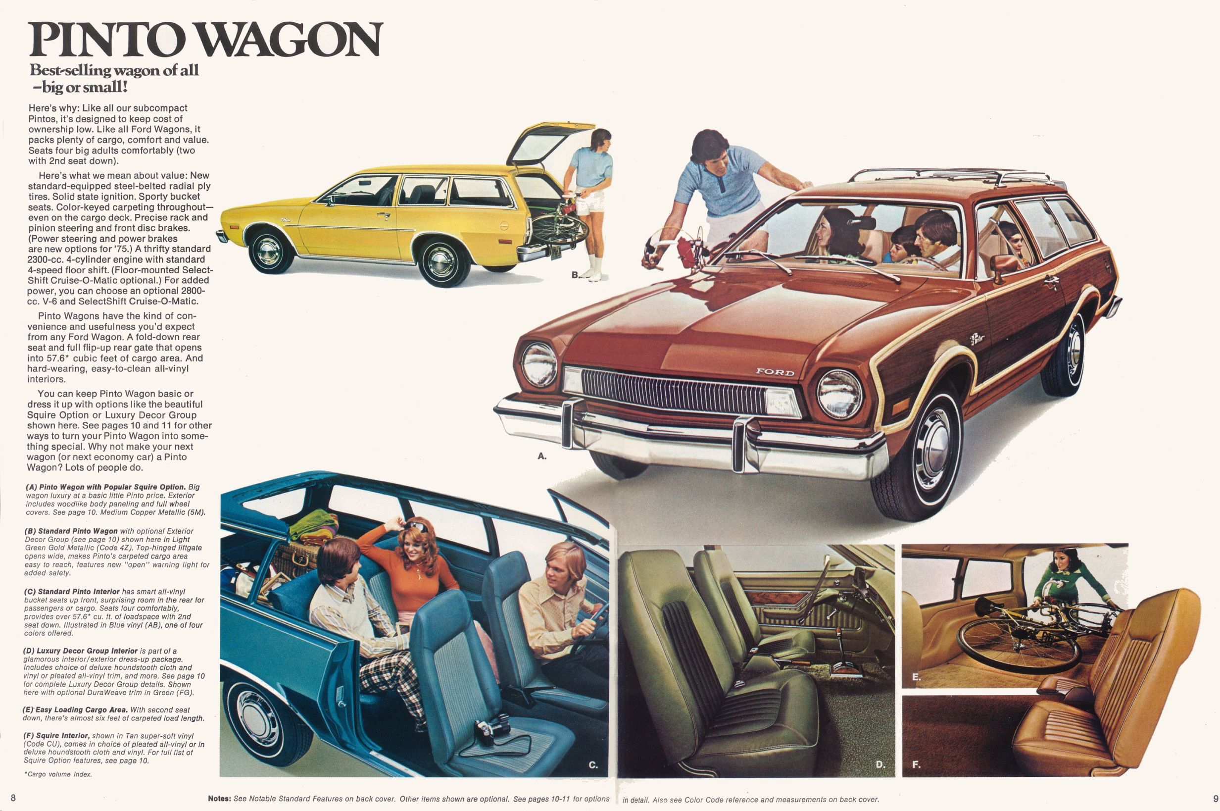 1975 Ford Wagons Brochure Page 8